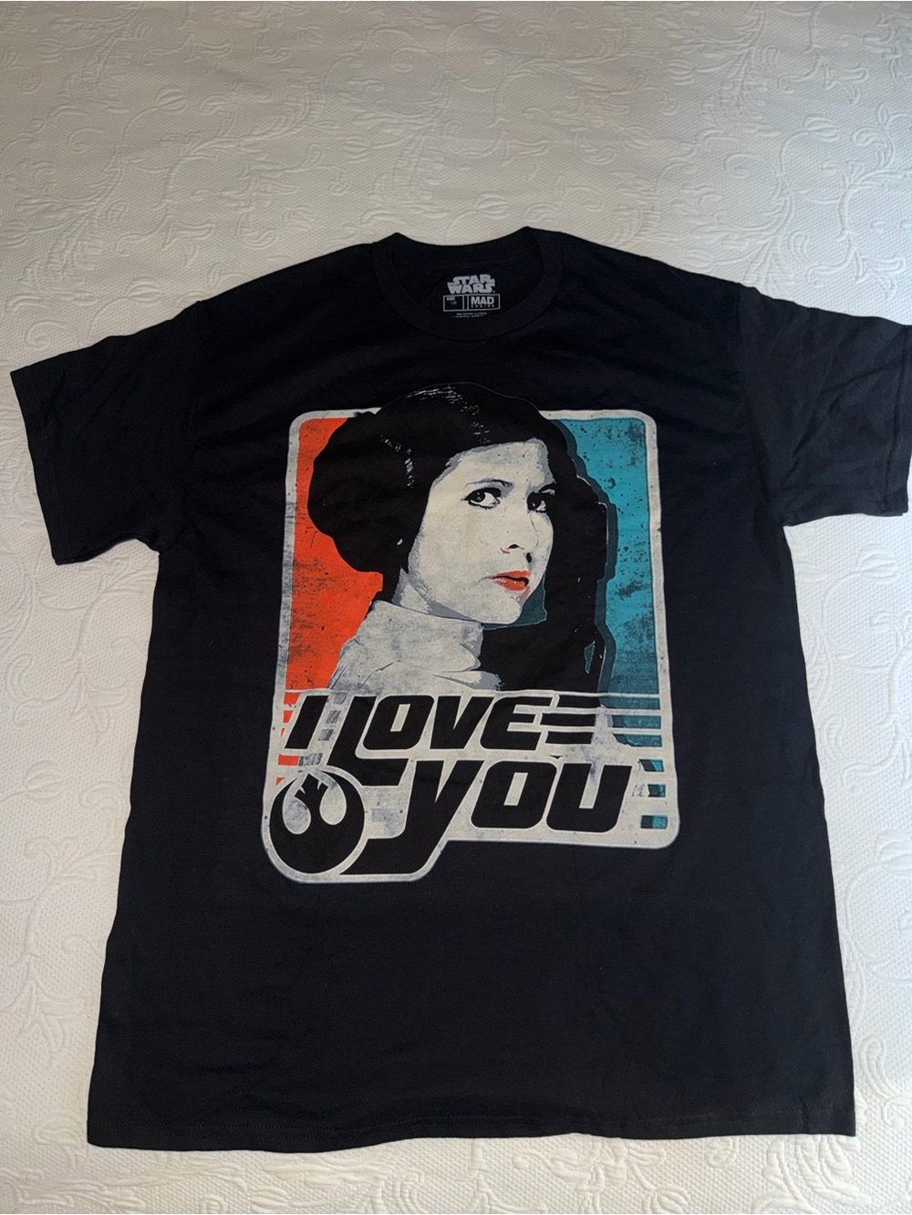 Black Star Wars 'I Love You' Graphic Tee